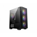 MSI MAG Forge M100A Micro Tower Must, Läbipaistev MSI MAG Forge M100A Micro Tower Must, Läbipaistev