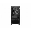 MSI MAG Forge M100A Micro Tower Melns, Caurspīdīgs