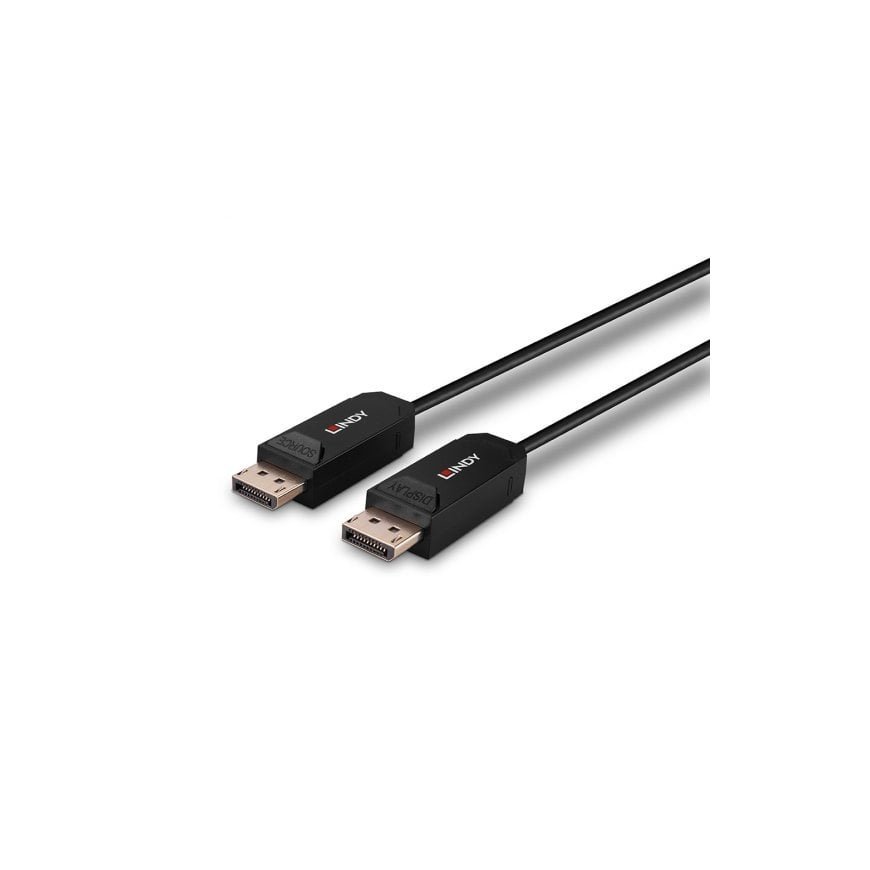 Lindy 38524 DisplayPort кабель 40 m Черный