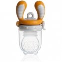 Jaunums! Akcija! Kidsme Food Feeder bērna ēdināšanas ierīce cietiem produktiem (liels) Amber no 6 mēn. 160337AM