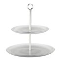 Tortinė dwupoziomowa Serve 27 cm sidabrinė AMBITION Tortinė dwupoziomowa Serve 27 cm sidabrinė AMBITION