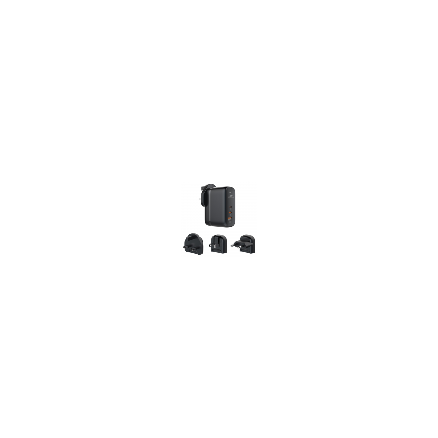 Spacetronik Įkroviklis GaN 65W 2x PD 2x USB-C USB QC EU JK JAV