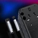 Spacetronik Įkroviklis GaN 65W 2x PD 2x USB-C USB QC EU JK JAV Spacetronik Įkroviklis GaN 65W 2x PD 2x USB-C USB QC EU JK JAV