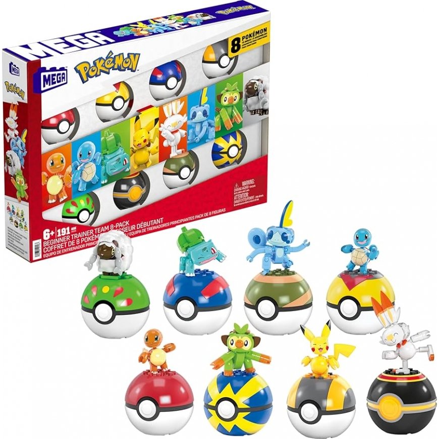 Mattel - Mega Pokemon Beginner Trainer Team 8 Pack