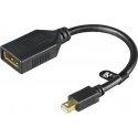 Deltaco MDP-DP1 DisplayPort-kaabel 0,2 m Mini DisplayPort Must Deltaco MDP-DP1 DisplayPort-kaabel 0,2 m Mini DisplayPort Must
