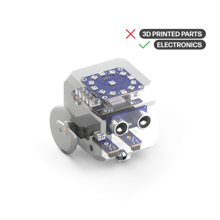 Hewlett Packard (HP) HP Robots Otto Starter Creator Kitv – be 3D spausdinimo dalių