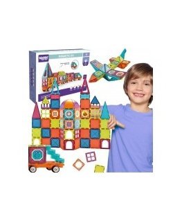 WOOPIE 3D magnetiniai blokeliai, edukaciniai neodimio skydeliai vaikams