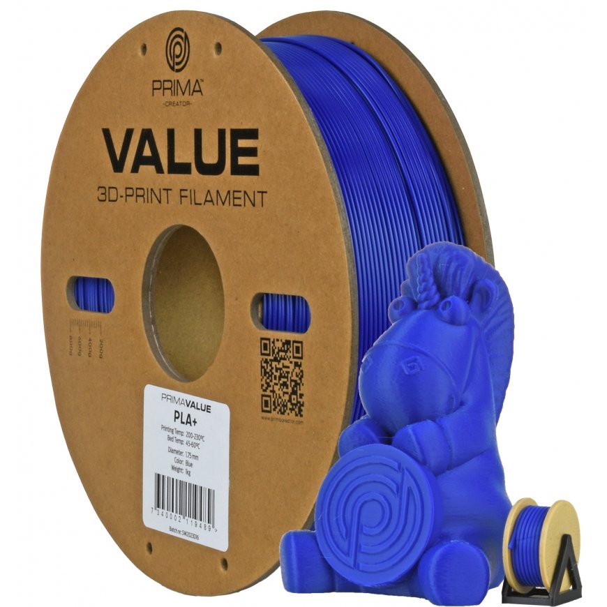 3D Prima 12803 3D-tulostusmateriaali Polymaitohappo (PLA) Sininen 1 kg