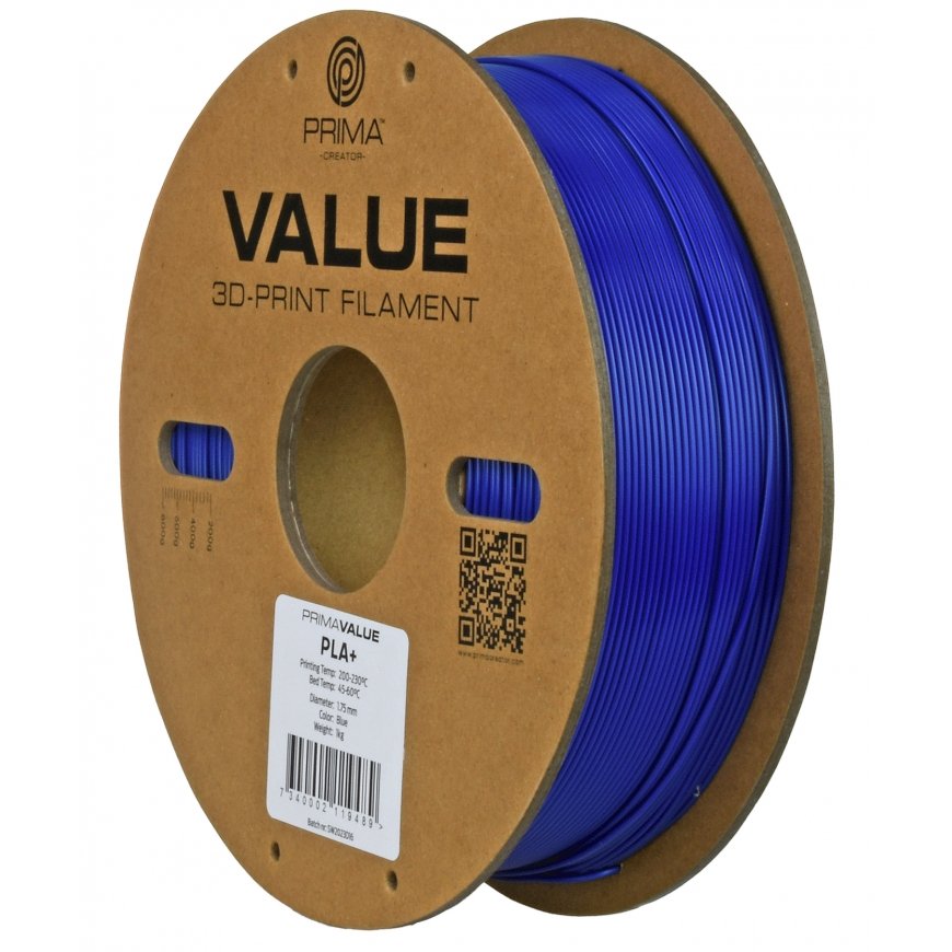 3D Prima 12803 eksploatacinė medžiaga 3D spausdintuvams Polilatinė rūgštis (PLA) Mėlyna 1 kg – 3