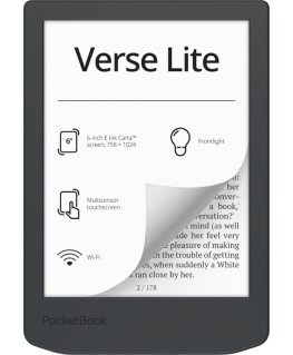 PocketBook Verse Lite электронная книга Сенсорный экран 8 GB Wi-Fi Серый