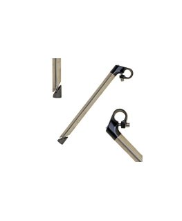 Spacetronik Universalus išlenktas balkono stiebas L-30cm skersmuo 38