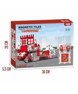 Woopie Magnetinis konstruktorius Gaisrinė 48 det.