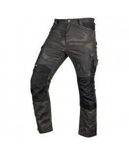 Neo Tools „Mix&Match“ darbo kelnės, drobė, sutvirtintos „Cordura“ audiniu, žalios, maskuojančios, XL dydis