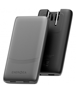 Wall charger Energea TravelWorld Edge 65W 2xUSB-C PD|PPS|QC3.0 (