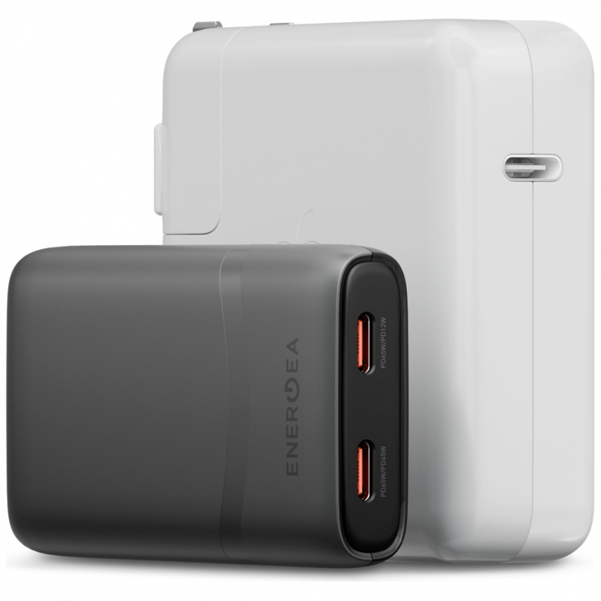 Wall charger Energea TravelWorld Edge 65W 2xUSB-C PD|PPS|QC3.0 ( – 2