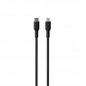 PURO PUCAPLTUSBCICONBLK кабель с разъемами Lightning 1,5 m Черный