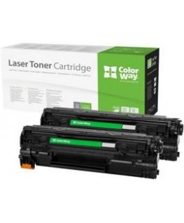 ColorWay compatible toner HP CE285A/ juodas/ 2x 1600 pages/ Dual pack