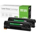 ColorWay compatible toner HP CE285A/ juodas/ 2x 1600 pages/ Dual pack ColorWay compatible toner HP CE285A/ juodas/ 2x 1600 pages/ Dual pack