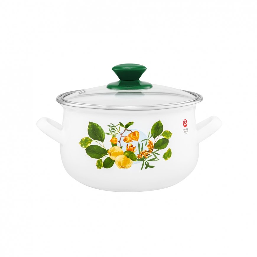 Emaliuotas puodas su dangteliu Kalina 16 cm 2 l EMALIA OLKUSZ – 2