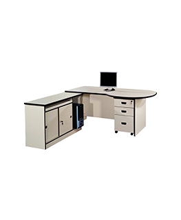 Spacetronik Blat biurka universalus 158x80x1.8cm Tytan Sidabrinė