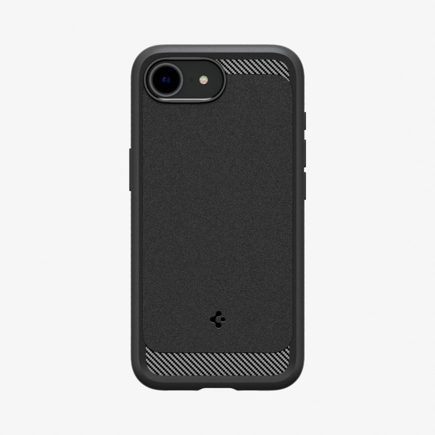 Spigen Rugged Armor (MagFit) iPhone 16e Case Matte Black
