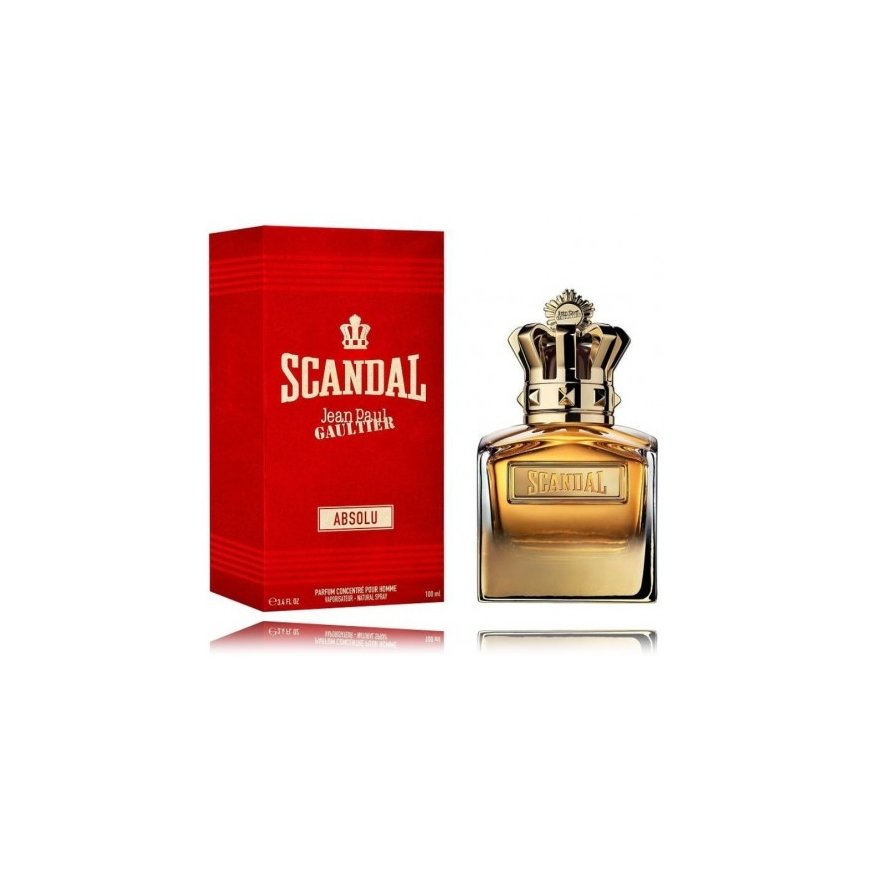 Jean Paul Gaultier Scandal Absolu Parfum Concentré Pour Homme rinkinys vyrams (PP kvepalai, 100 ml + dušo želė, 75 ml + PP kvepa – 2