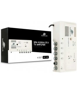 Namų televizoriaus stiprintuvas 4xOUT Spacetronik SPA-VU28X4