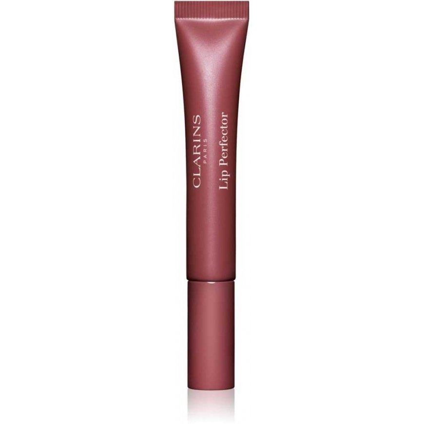 Clarins Lip Perfector Glow lūpų blizgis, atspalvis: 25 Mulberry Glow, 12 ml