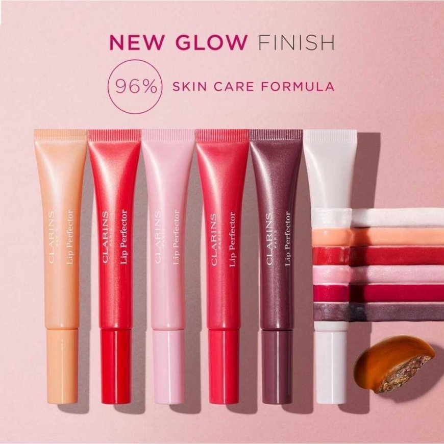 Clarins Lip Perfector Glow lūpų blizgis, atspalvis: 25 Mulberry Glow, 12 ml – 2