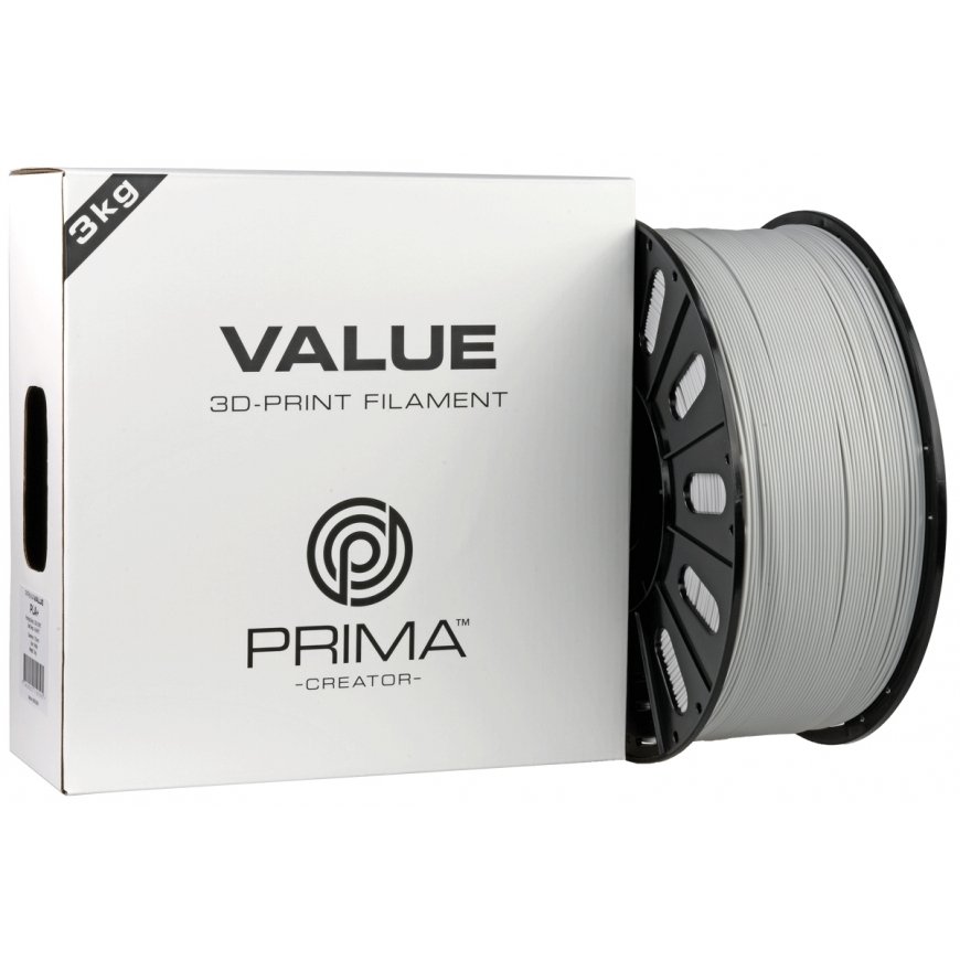 3D Prima 12811 3D printing material Polylactic acid (PLA) Light grey 3 kg – 2