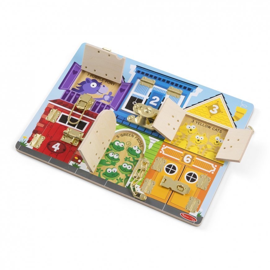 MELISSA & DOUG playset Latches Board – 3