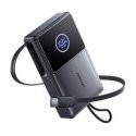 „Joyroom JR-PR1“ 10000mAh 22,5W išorinė baterija su integruotu ištraukiamu USB-C laidu - juodos spalvos „Joyroom JR-PR1“ 10000mAh 22,5W išorinė baterija su integruotu ištraukiamu USB-C laidu - juodos spalvos