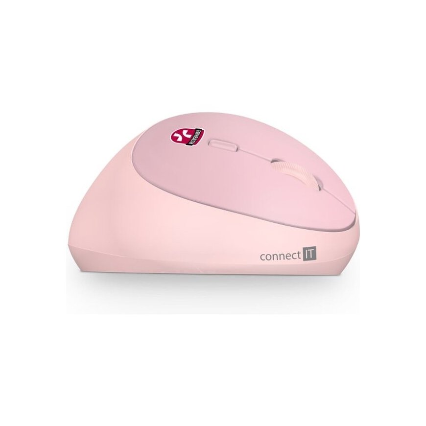 CONNECT IT FOR HEALTH LADIES Rožinis ergonomic vertical pelė, wireless – 2