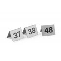Tabliczka informacyjna NUMER STOLIKA 37-48 nerūdijantis plienas komplektas 12szt. - Hendi 663875 Tabliczka informacyjna NUMER STOLIKA 37-48 nerūdijantis plienas komplektas 12szt. - Hendi 663875