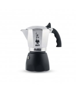 Bialetti Brikka Mokos gaminimo indas 0,17 L Juoda, Nerūdijančiojo plieno