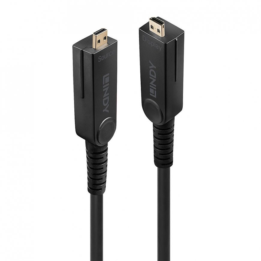 Lindy 38326 HDMI-kaabel 100 m HDMI tüüp D (Micro) Must – 3