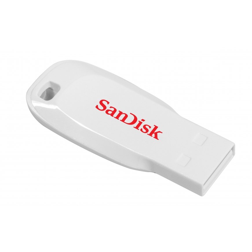 SanDisk Cruzer Blade USB-muisti 16 GB USB A-tyyppi 2.0 Valkoinen – 2
