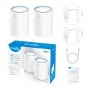 Cudy M1200 2-PACK wi-fi-võrgu süsteem Kaks sagedusala (2,4 GHz / 5 GHz) Wi-Fi 5 (802.11ac) Valge 1 S Cudy M1200 2-PACK wi-fi-võrgu süsteem Kaks sagedusala (2,4 GHz / 5 GHz) Wi-Fi 5 (802.11ac) Valge 1 S