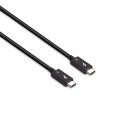 Lindy 31130 Thunderbolt kabelis 1 m 80 Gbit/s Melns Lindy 31130 Thunderbolt kabelis 1 m 80 Gbit/s Melns