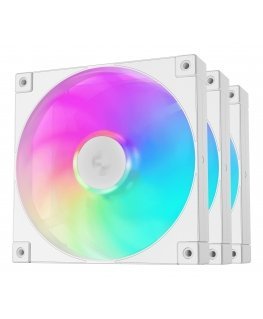 DeepCool FD14 ARGB WH 3 in 1 Корпус компьютера Вентилятор 14 cm Черный, Белый 3 шт