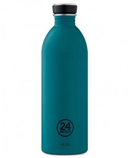24Bottles URBAN BOTTLE ATLANTIC BAY Päivittäinen käyttö 1000 ml Ruostumaton teräs, Kivi Turkoosi