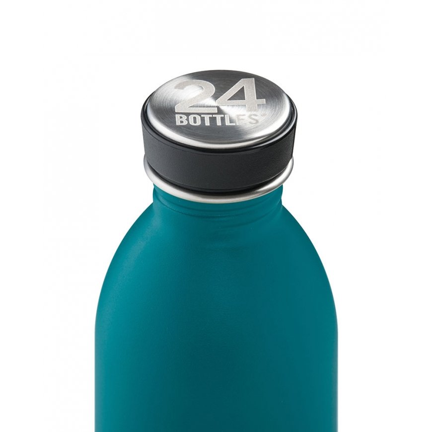 24Bottles URBAN BOTTLE ATLANTIC BAY Igapäevane kasutus 1000 ml Roostevaba teras, Kivi Türkiis – 2