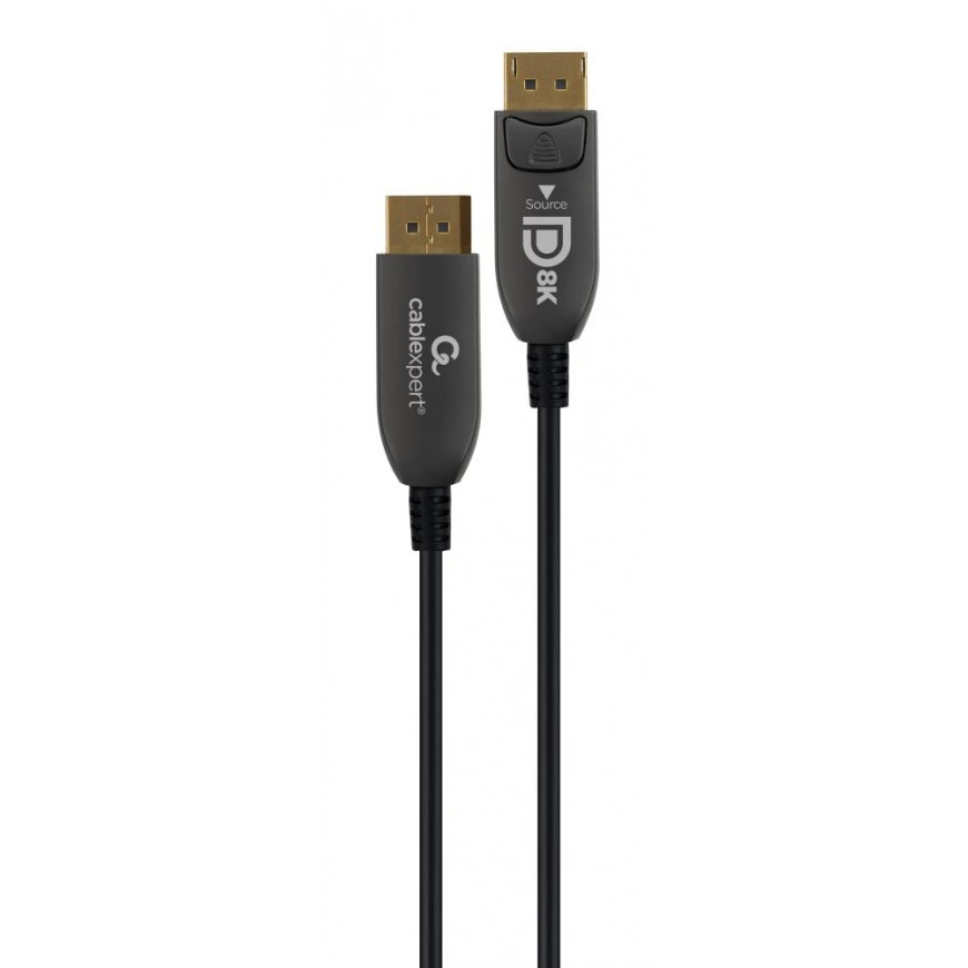 Gembird CC-DP8K-AOC-10M DisplayPort kabelis Melns