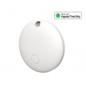 Setty FindMy Round TFO TAG 01 Smart Bluetooth Tracker with case White