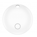 Setty FindMy Round TFO TAG 01 Smart Bluetooth Tracker with case White