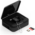 Cable Bazic GoCharge Loop 5in1 Lightning, USB-A, Micro USB 1m bl Cable Bazic GoCharge Loop 5in1 Lightning, USB-A, Micro USB 1m bl