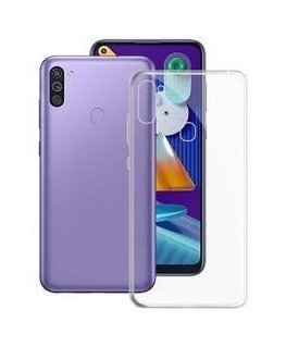 Mocco Ultra Back Case 1 mm Aizmugurējais Silikona Apvalks Priekš Samsung Galaxy A12 Caurspīdīgs