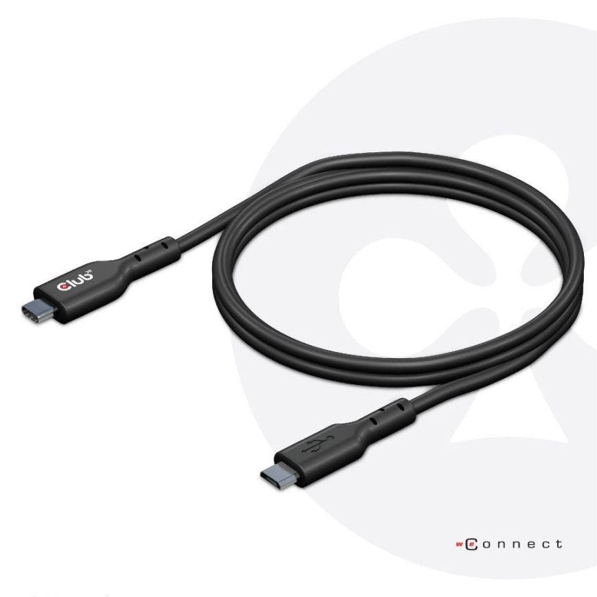 CLUB3D CAC-1526 USB кабель USB 3.2 Gen 1 (3.1 Gen 1) 1 m USB C Micro-USB B Черный