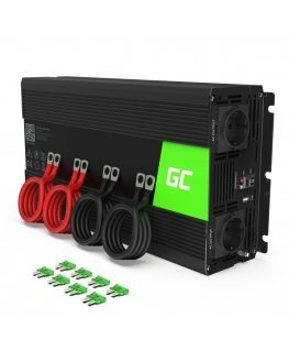 Green Cell INV20 toiteadapter ja vaheldi Hoonesisene 4000 W Must