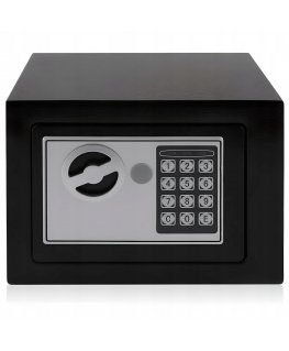 Retoo Электронный сейф с ключевым кодом для дома или офиса STAL 23 x 17 x 17 см